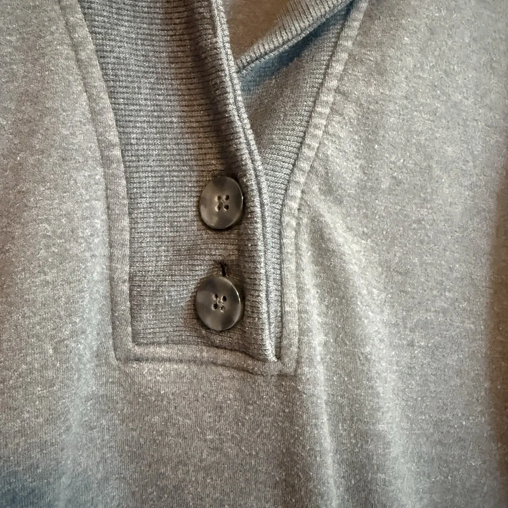 Banana Republic Mens Pullover Gray Sweater L Minimalist Layers Officecore Preppy